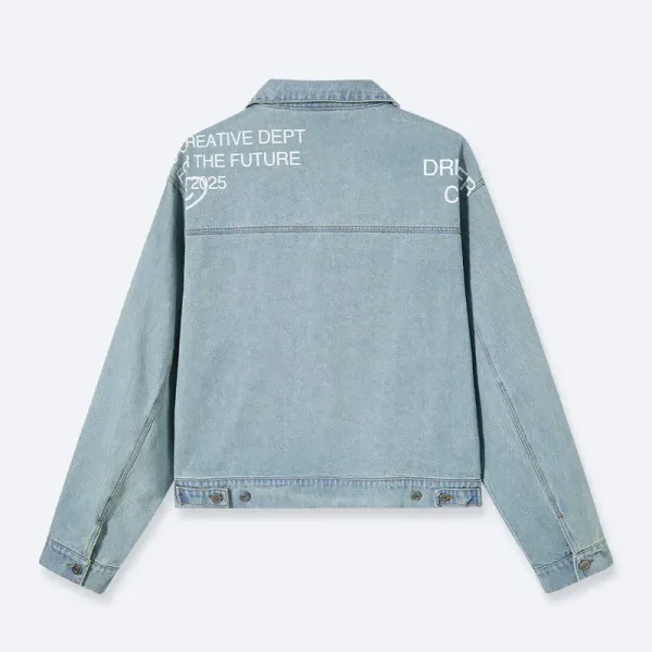Drmers Club Creative Dept Denim Work Jacket Blue (1)