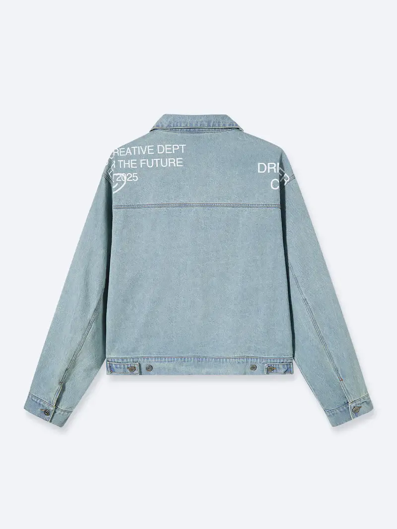 Drmers Club Creative Dept Denim Work Jacket Blue (1)