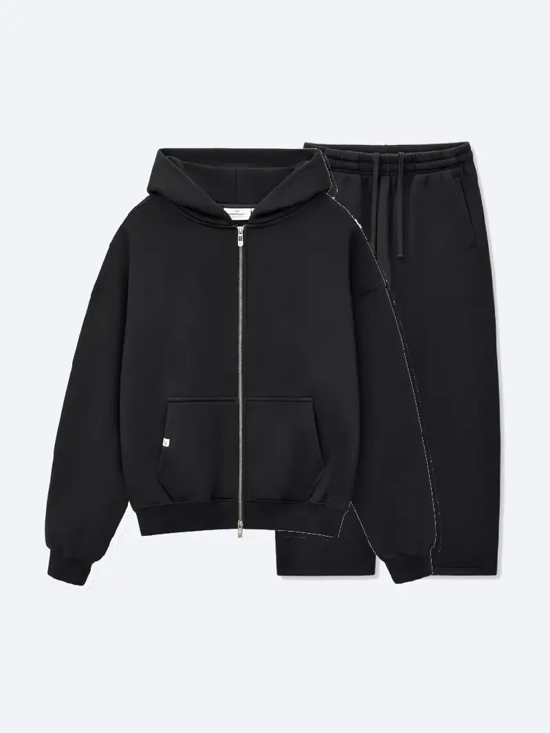 Drmers Club Signature Basic Double Zip Tracksuit Black (12)