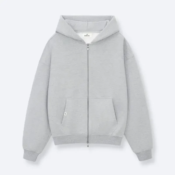 Drmers Club Signature Basic Double Zip Tracksuit Heather Grey (1)